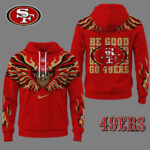 San Francisco 49ers | Premium NFL Fire Wings 3D Hoodie NY - Image 4