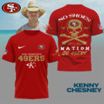 San Francisco 49ers | Premium NFL Kenny Chesney Fan 3D Shirt NY - Image 4
