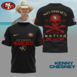 San Francisco 49ers | Premium NFL Kenny Chesney Fan 3D Shirt NY - Image 2