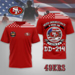 San Francisco 49ers | Premium NFL DD-214 Alumni 3D Shirt MM