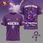 San Francisco 49ers | Premium NFL Prince Purple Reign Football 3D Shirt NY - Image 3