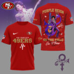 San Francisco 49ers | Premium NFL Prince Purple Reign Football 3D Shirt NY - Image 4