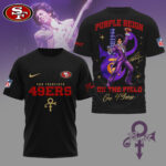 San Francisco 49ers | Premium NFL Prince Purple Reign Football 3D Shirt NY - Image 2