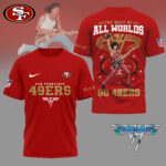 San Francisco 49ers | Premium NFL Van Halen Graphic 3D Shirt NY - Image 3