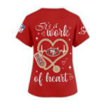 San Francisco 49ers | Premium NFL Nurse Pride 3D Shirt NY - Image 3