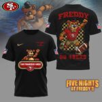 San Francisco 49ers | Premium NFL Five Nights at Freddy's 3D Shirt HI - Image 2