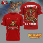 San Francisco 49ers | Premium NFL Five Nights at Freddy's 3D Shirt HI - Image 3