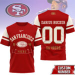 San Francisco 49ers | Premium NFL Darius Rucker Fan 3D Shirt NY - Image 3