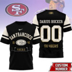 San Francisco 49ers | Premium NFL Darius Rucker Fan 3D Shirt NY - Image 2