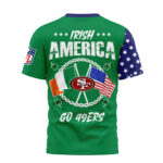 San Francisco 49ers | Premium NFL Irish America 3D Shirt NY - Image 3