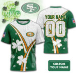 San Francisco 49ers | Premium NFL Personalized Happy St. Patrick's Day 3D Shirt NP