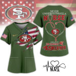 San Francisco 49ers | Premium NFL Army Nurse 3D Shirt NY
