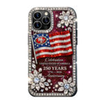 San Francisco 49ers | Premium NFL Celebration United States Of America 250 Years Luxury Phone Case TD - Image 2