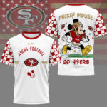 San Francisco 49ers | Premium NFL Mickey Football 3D Shirt NY
