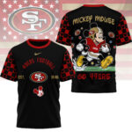 San Francisco 49ers | Premium NFL Mickey Football 3D Shirt NY - Image 2