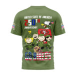 San Francisco 49ers | Premium NFL Freedom 250 3D Shirt NY - Image 3