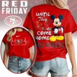 San Francisco 49ers | Premium NFL Mickey Red Friday 3D Shirt NY