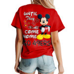San Francisco 49ers | Premium NFL Mickey Red Friday 3D Shirt NY - Image 3