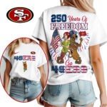 San Francisco 49ers | Premium NFL Scooby Doo Celebrates 250th Anniversary 3D Shirt NP