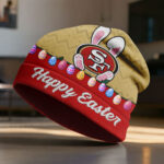 San Francisco 49ers | Premium NFL Happy Easter Beanie Hat NY - Image 2