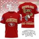 San Francisco 49ers | Premium NFL Retro Bear 3D Shirt NY - Image 4