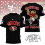 San Francisco 49ers | Premium NFL Retro Bear 3D Shirt NY - Image 2