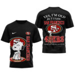 San Francisco 49ers | Premium NFL Snoopy Graphic 3D T-Shirt NTH1 - Image 4
