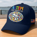 San Francisco 49ers | Premium Classic NFL Autism Awareness Puzzle Cap - Image 2