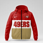 San Francisco 49ers | Premium NFL Strength Through Christ Windbreaker Jacket NTH1 - Image 2