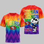 San Francisco 49ers | Premium NFL Rainbow Pride 3D Shirt NTH1 - Image 2
