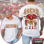 San Francisco 49ers | Premium NFL Best Dad Ever 3D Shirt NTH1 - Image 2