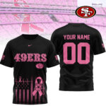 San Francisco 49ers | Premium NFL Breast Cancer Awareness 3D Shirt NTH1 - Image 2