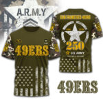 San Francisco 49ers | Premium NFL Military Pride 3D Shirt NTH1
