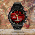 San Francisco 49ers x Rolex Black Stainless Steel Watch - Image 2