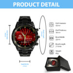 San Francisco 49ers x Rolex Black Stainless Steel Watch - Image 4
