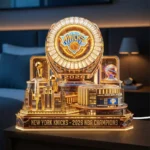 New York Knicks NBA Champions 2026 Custom Shape Acrylic Light Box