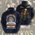 New York Knicks NBA Finals Champions 2026 3D Apparel - Image 2