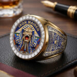 Iron Maiden 3D Engraved Ring