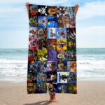 Iron Maiden Rectangle Beach Towel - Image 2