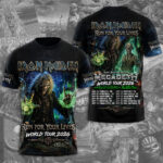 Iron Maiden 2026 World Tour 3D Apparel