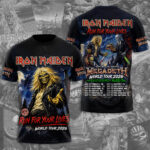 Iron Maiden 2026 World Tour 3D Apparel