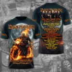 Iron Maiden 2026 World Tour 3D Apparel