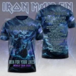 Iron Maiden 2026 World Tour 3D Apparel