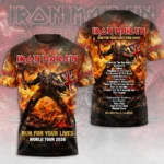 Iron Maiden 2026 World Tour 3D Apparel