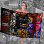 Iron Maiden 2026 World Tour Rectangle Beach Towel - Image 2