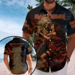 Iron Maiden 2026 World Tour Short Sleeve Button-Down Shirt