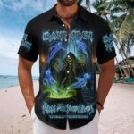 Iron Maiden 2026 World Tour Short Sleeve Button-Down Shirt - Image 2