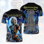 Iron Maiden 2026 World Tour 3D Apparel