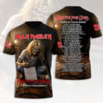 Iron Maiden 2026 World Tour 3D Apparel