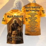 Iron Maiden 2026 World Tour 3D Apparel